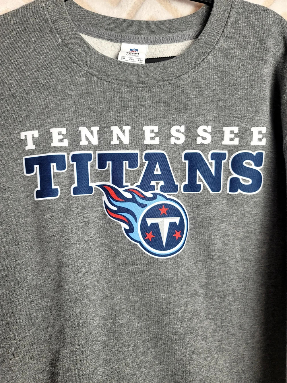 Nfl Apparel gray crewneck